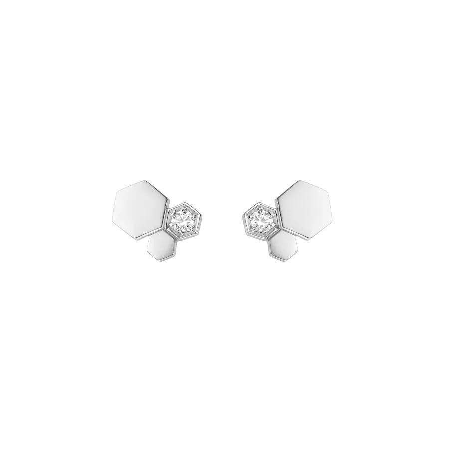 [⭐JeweliWhal]BEE LOVE SILVER DIAMOND EARRINGS