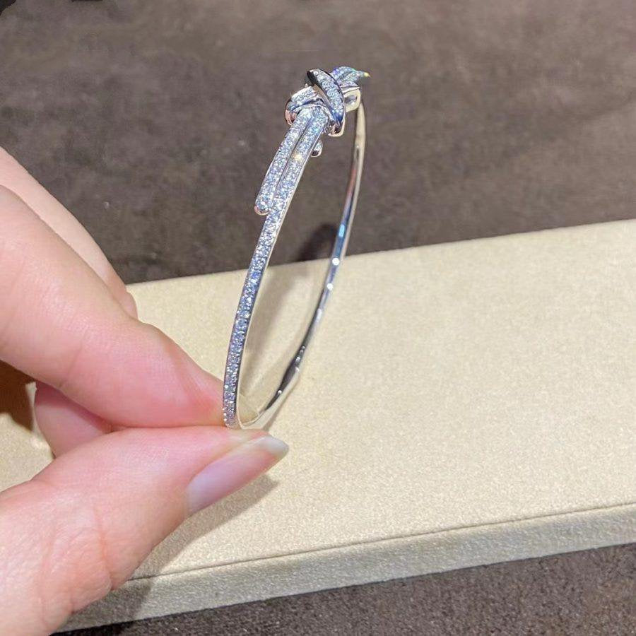 [⭐JeweliWhal]JEUX DE BRACELET DIAMONDS SILVER