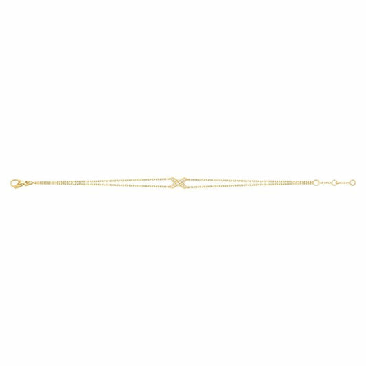 [⭐JeweliWhal]JEUX BRACELET GOLD DIAMOND