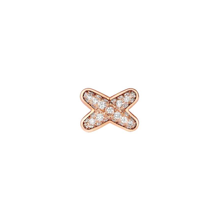 [⭐JeweliWhal]JEUX DE PINK GOLD DIAMOND EARRINGS