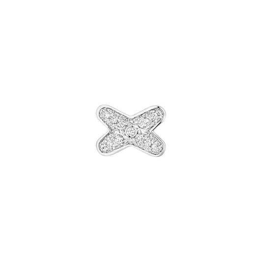 [⭐JeweliWhal]JEUX DE SILVER DIAMOND EARRINGS