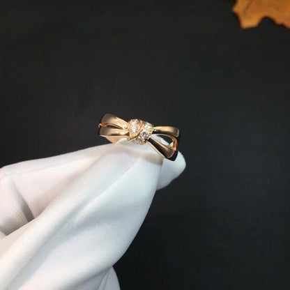 [⭐JeweliWhal]LIENS RING PINK GOLD DIAMOND