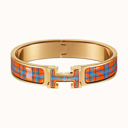 [⭐JeweliWhal]H TARTAN BRACELET 12MM
