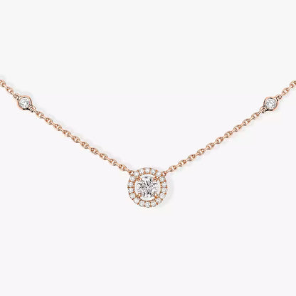 [⭐JeweliWhal]Diamond Necklace 0,20ct Brilliant Shape Joy