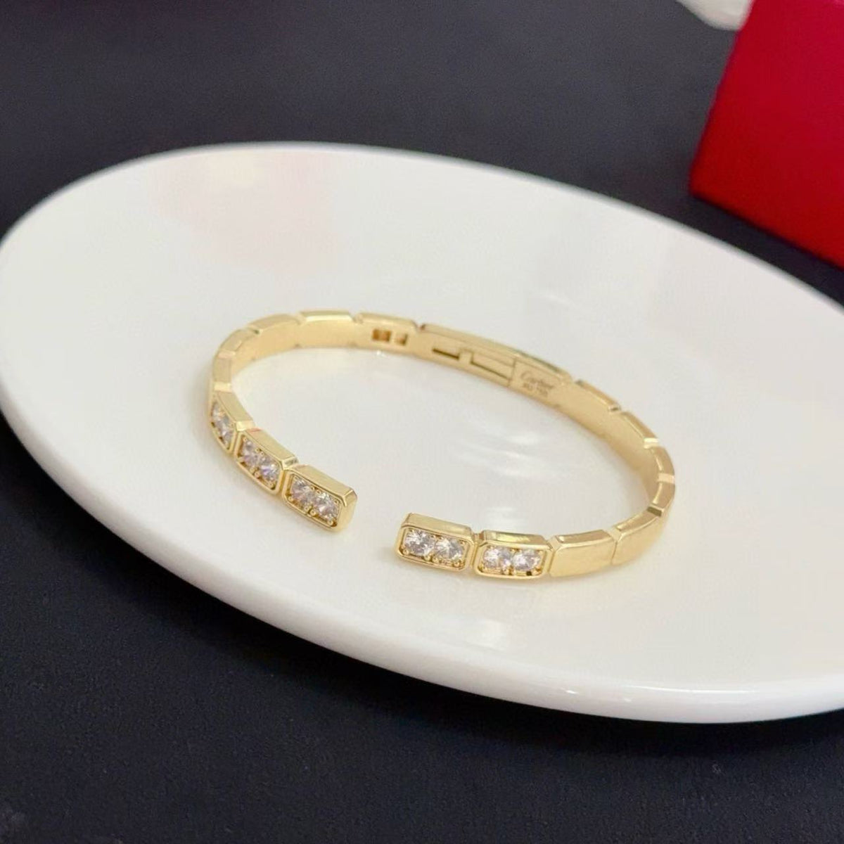[⭐JeweliWhal jewelrys]LOVE DIAMOND OPEN  BRACELET