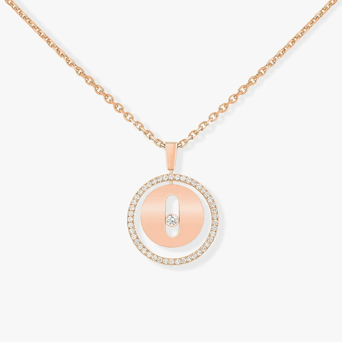 [⭐JeweliWhal]Demo MOVE PM NECKLACE PINK GOLD DIAMOND