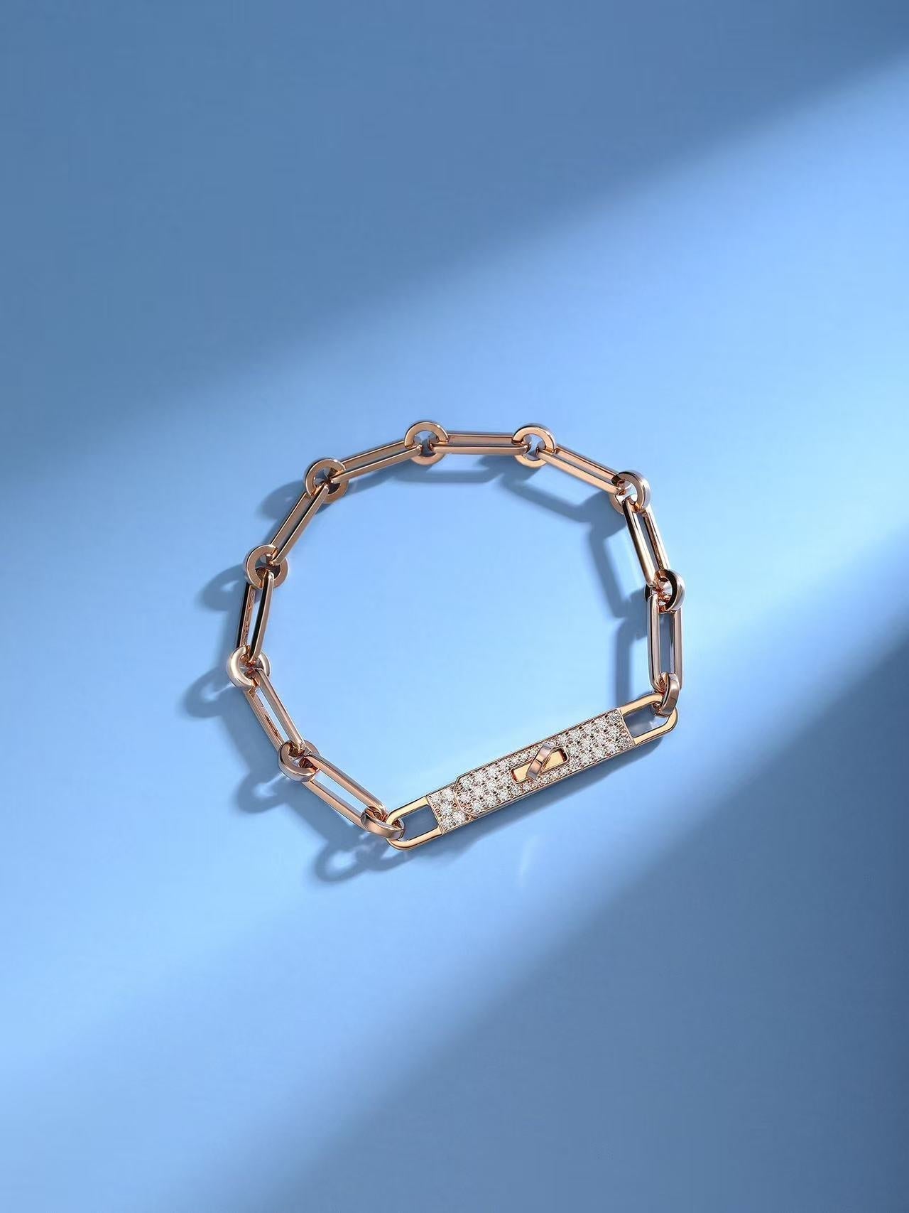 [⭐JeweliWhal]CHAINE BRACELET SMALL MODEL DIAMOND