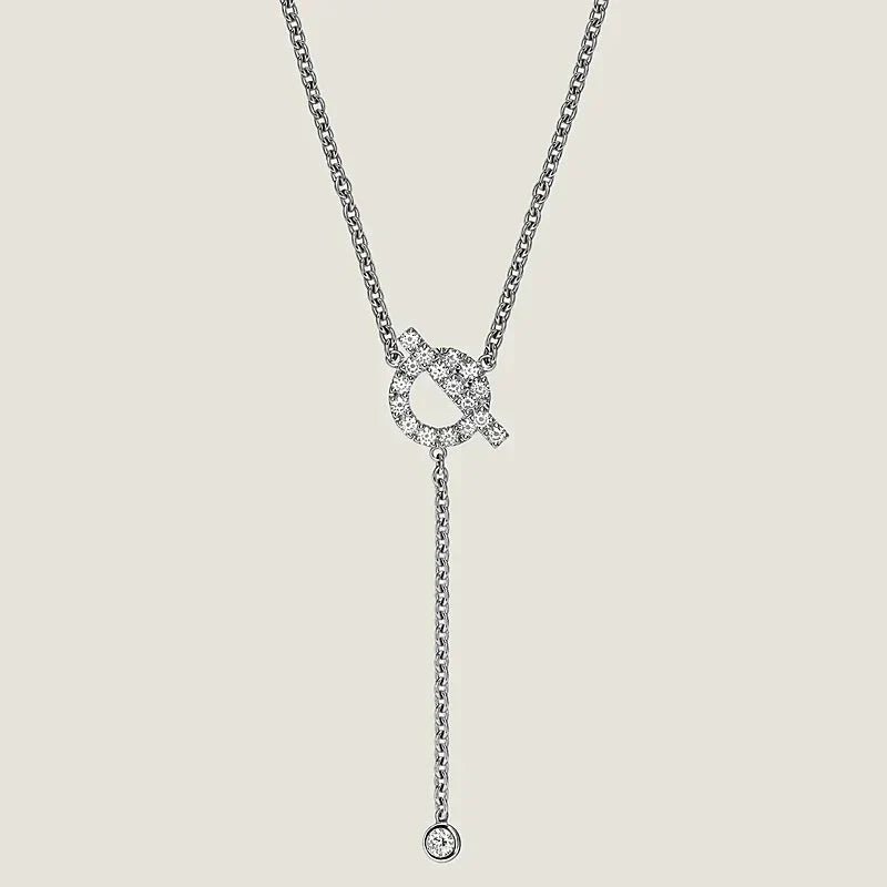 [⭐JeweliWhal]FINESSE SILVER DIAMOND NECKLACE