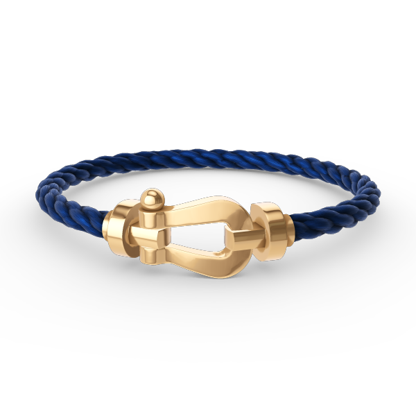 [⭐JeweliWhal]FORCE LARGE HORSESHOE NO DIAMOND BRACELET GOLD