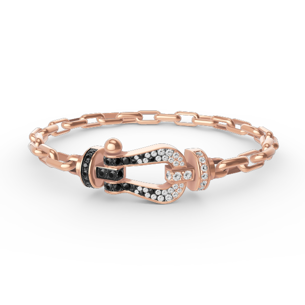 [⭐JeweliWhal]FORCE LARGE HORSESHOE CLASP  METAL BRACELET