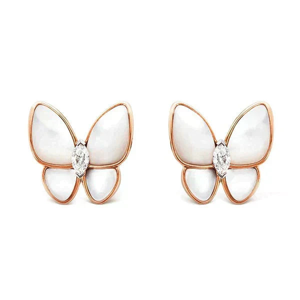 [⭐JeweliWhal]BUTTERFLY MOP DIAMOND EARRINGS
