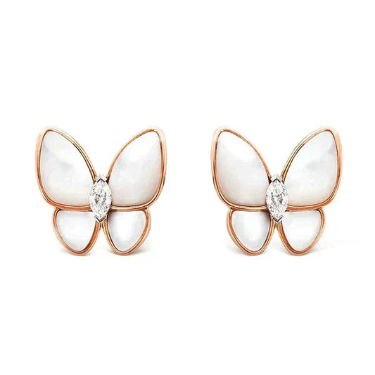 [⭐JeweliWhal]BUTTERFLY MOP DIAMOND EARRINGS