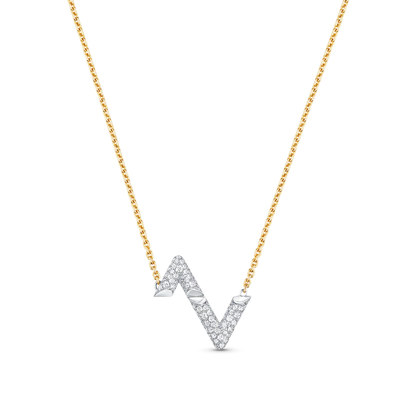 [⭐JeweliWhal]VOLT SILVER DIAMOND PEDANT NECKLACE
