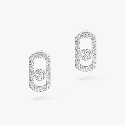 [⭐JeweliWhal]So Move Pave_-Set Diamond Earrings in Silver