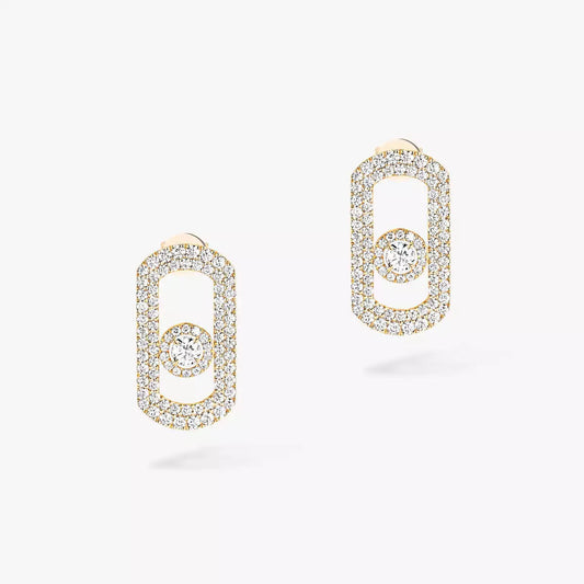 [⭐JeweliWhal]So Move Pave_-Set Diamond Earrings in Silver