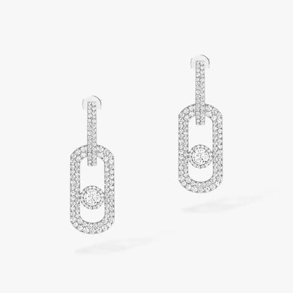 [⭐JeweliWhal]So Move XL Pave_-Set Diamond Pendant Earrings