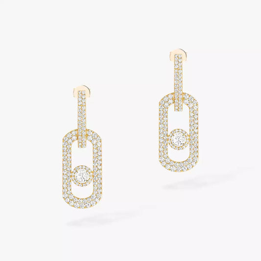 [⭐JeweliWhal]So Move XL Pave_-Set Diamond Pendant Earrings