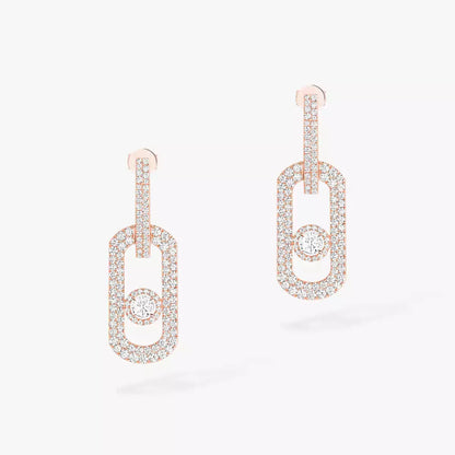 [⭐JeweliWhal]So Move XL Pave_-Set Diamond Pendant Earrings