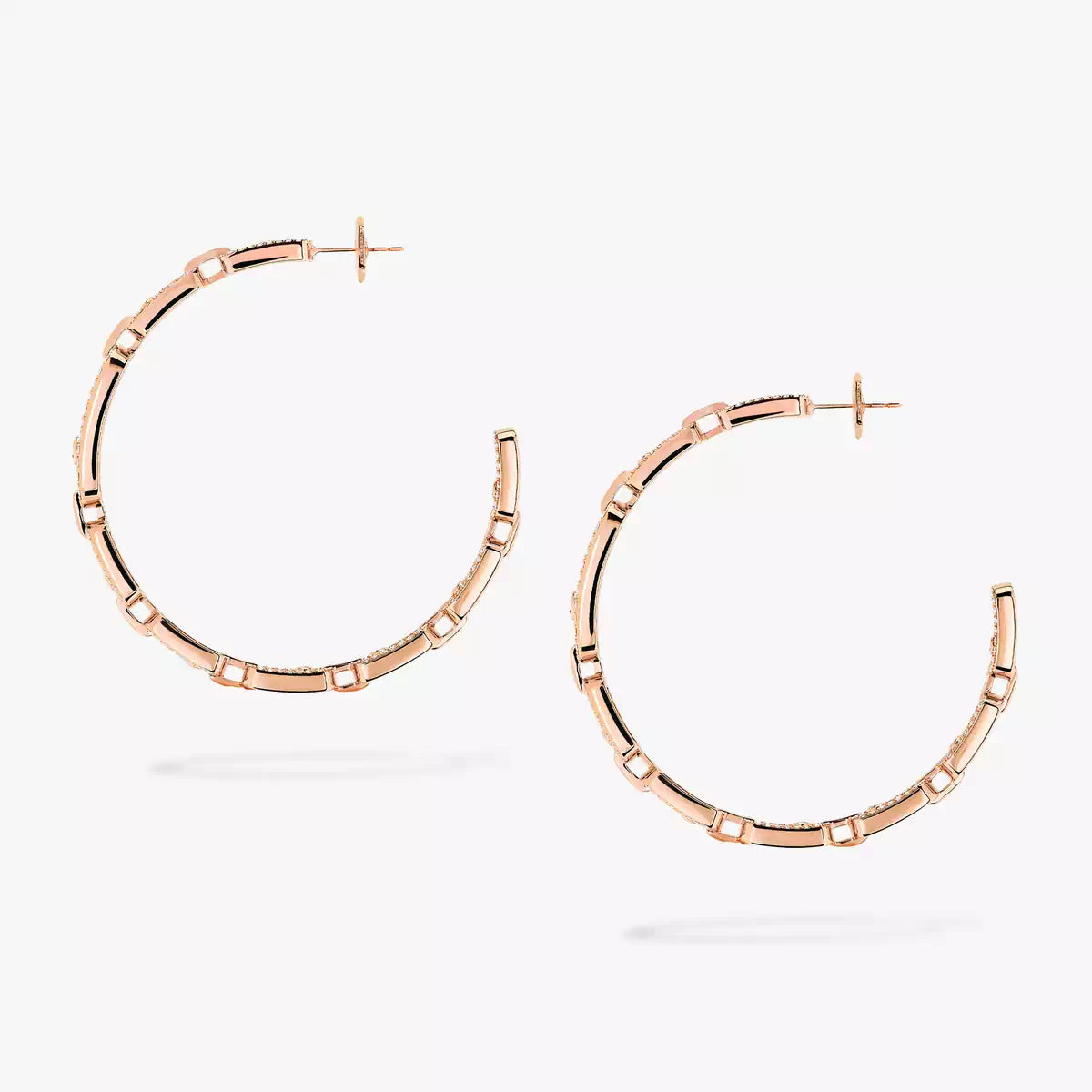 [[⭐JeweliWhal]Move Link Diamond Hoop Earrings