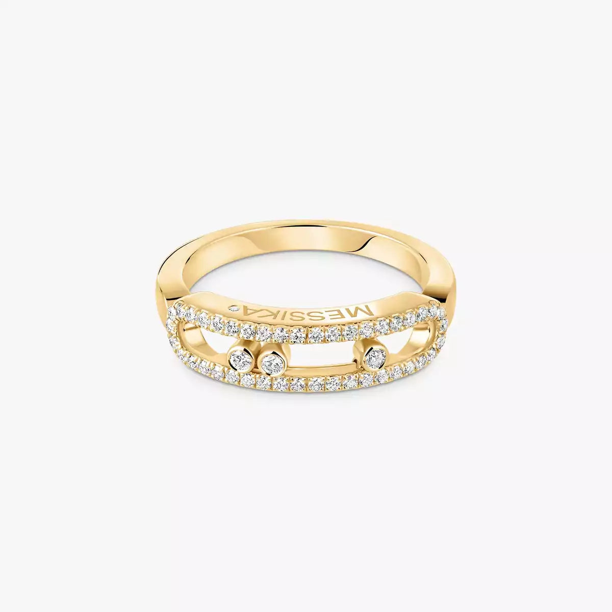 [⭐JeweliWhal] Baby Move Gold Diamond Pave_ Ring