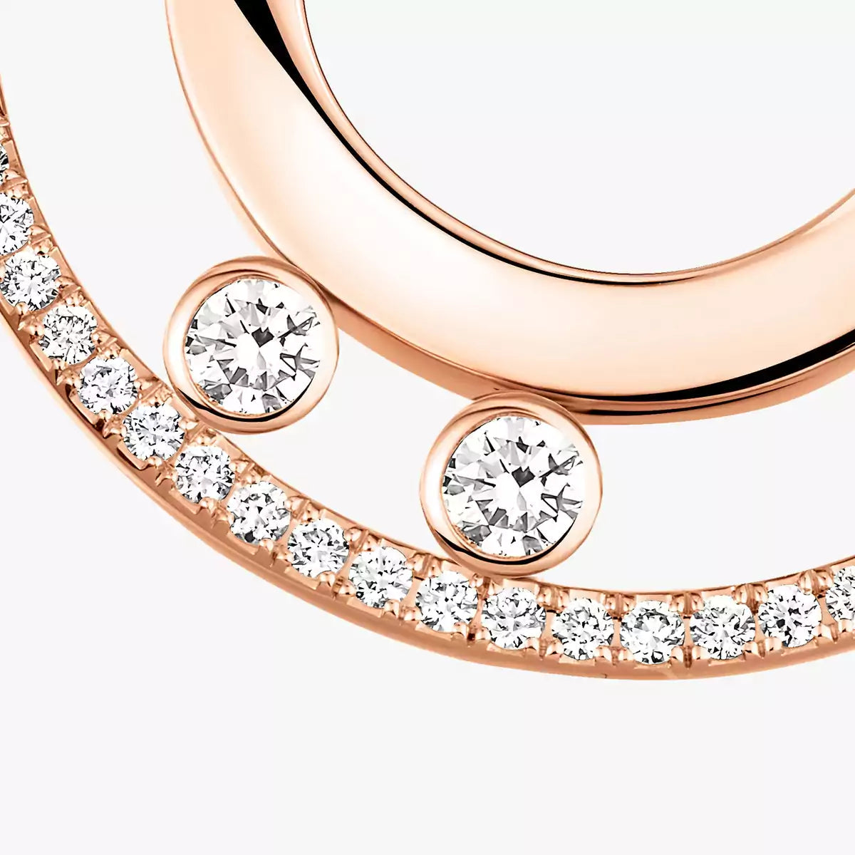 [⭐JeweliWhal]Move Romane Small Diamond Hoop Earrings