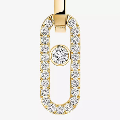 [⭐JeweliWhal]Move Link Diamond Earrings