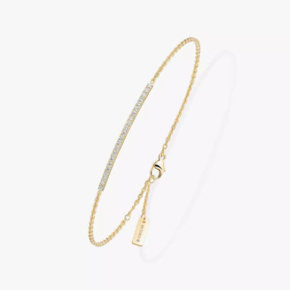 [⭐JeweliWhal]Diamond Thin Bangle 0.15ct My Twin Toi & Moi