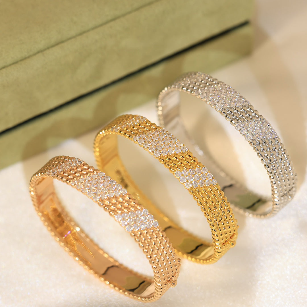 [⭐JeweliWhal]  FIVE-ROW DIAMOND BRACELET