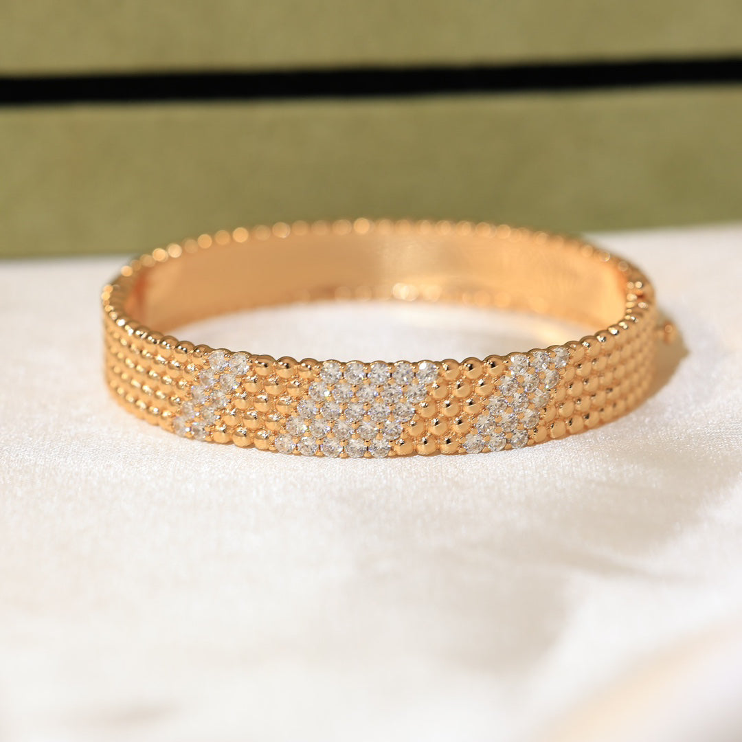 [⭐JeweliWhal]  FIVE-ROW DIAMOND BRACELET