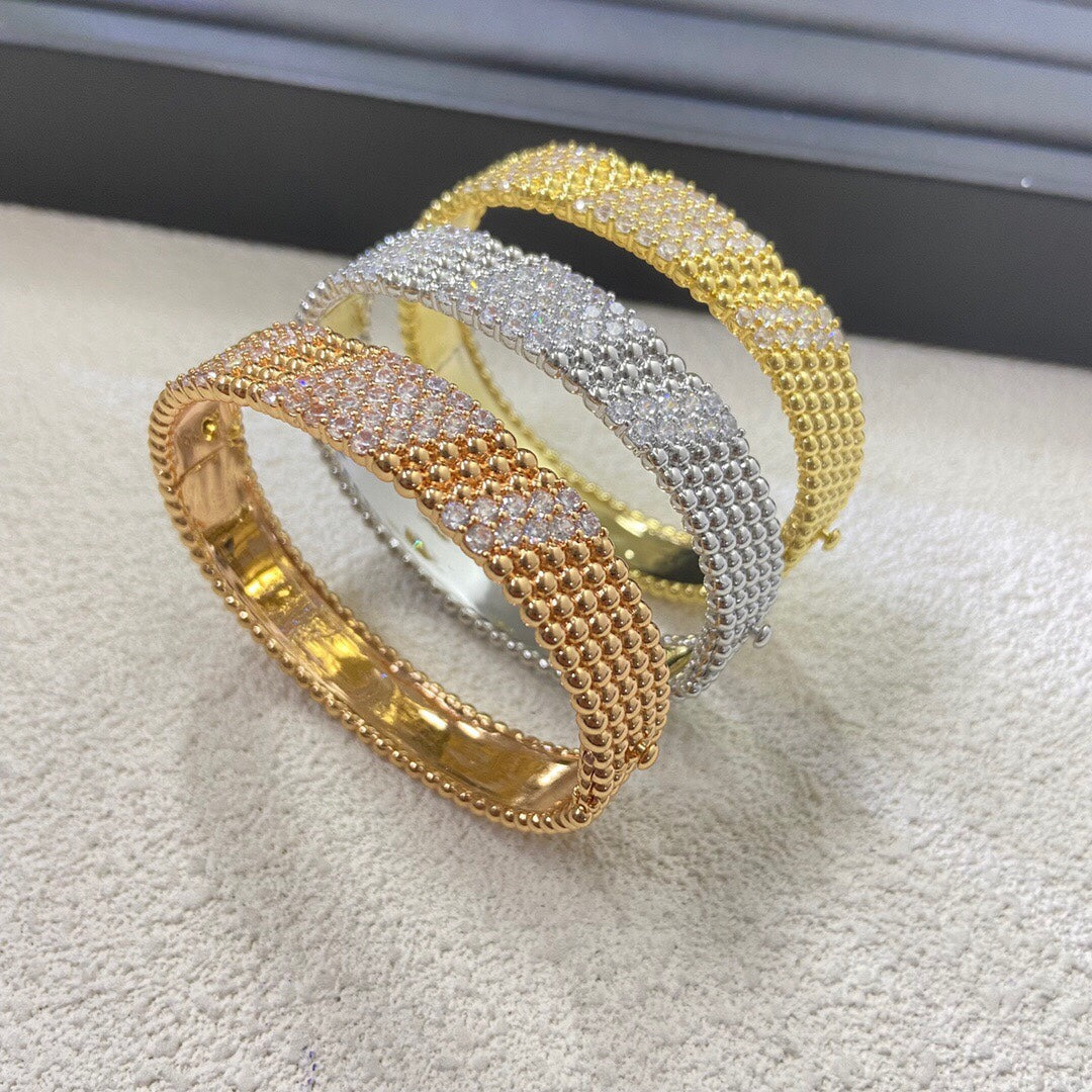 [⭐JeweliWhal]  FIVE-ROW DIAMOND BRACELET