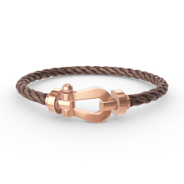 [⭐JeweliWhal]FORCE LARGE HORSESHOE NO DIAMOND BRACELET ROSE GOLD