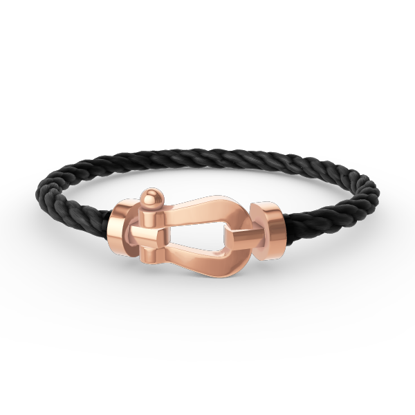 [⭐JeweliWhal]FORCE LARGE HORSESHOE NO DIAMOND BRACELET ROSE GOLD
