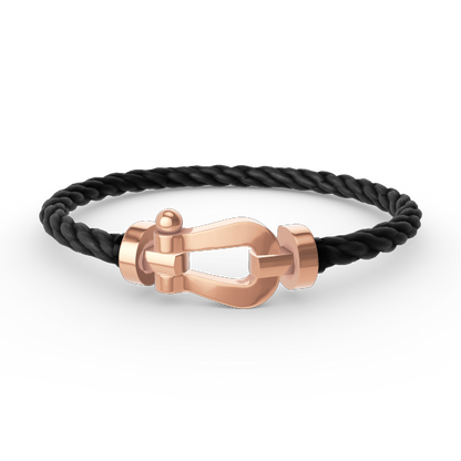 [⭐JeweliWhal]FORCE LARGE HORSESHOE NO DIAMOND BRACELET ROSE GOLD