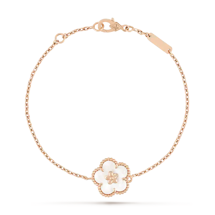 [⭐JeweliWhal]LUCKY WHITE MOP PLUM BLOSSOM  BRACELET