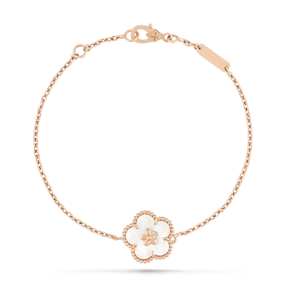 [⭐JeweliWhal]LUCKY WHITE MOP PLUM BLOSSOM  BRACELET
