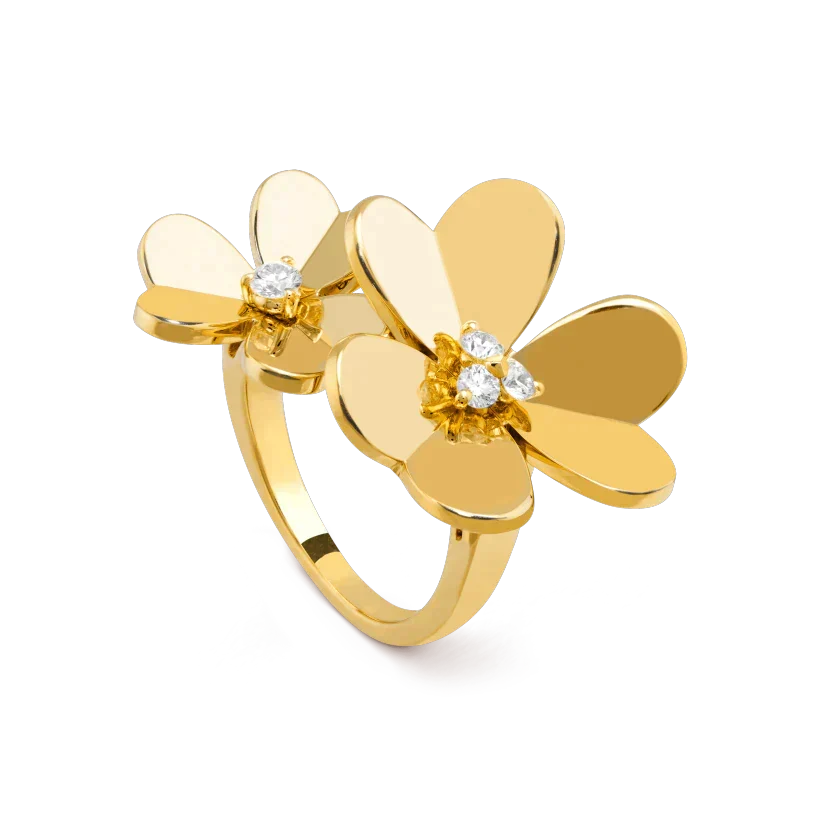 [⭐JeweliWhal]CLOVER COMOS GOLD DIAMOND RING