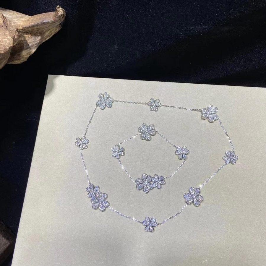 [⭐JeweliWhal]FRIVOLE SILVER 5 FLOWERS BRACELET