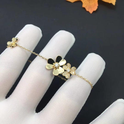 [⭐JeweliWhal]FRIVOLE GOLD 5 FLOWERS BRACELET