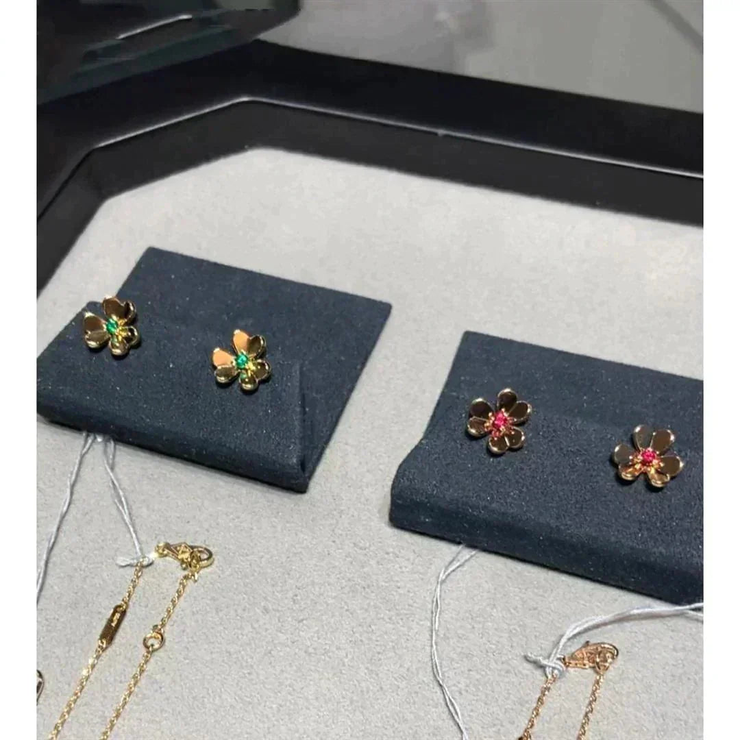 [⭐JeweliWhal]FRIVOLE  FLOWER PINK EARRINGS