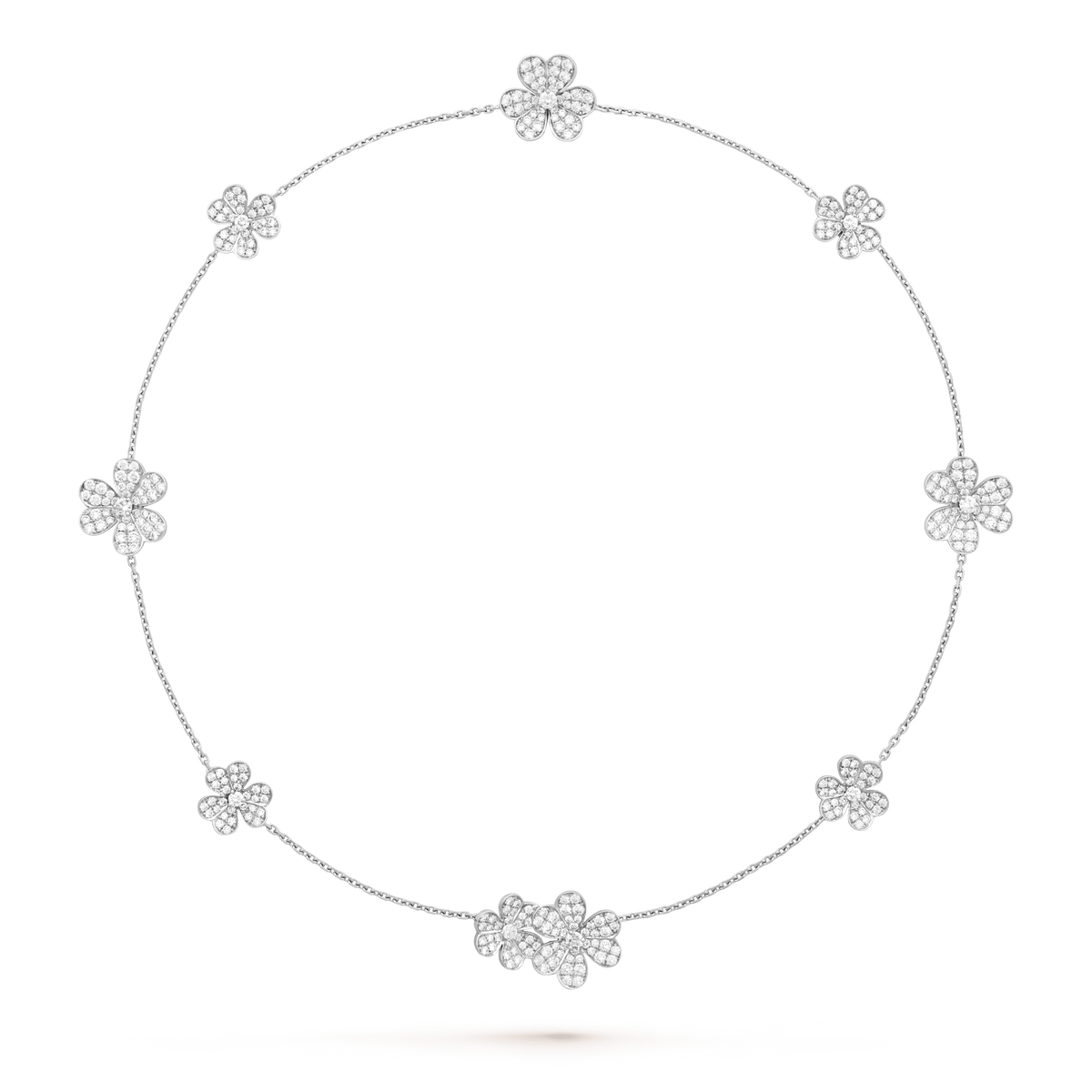 [⭐JeweliWhal]FRIVOLE SILVER 9 FLOWERS NECKLACE