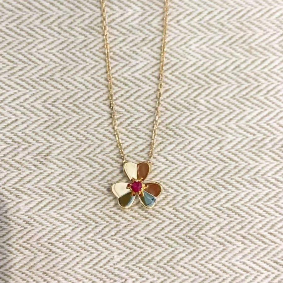 [⭐JeweliWhal]FRIVOLE GOLD FLOWER NECKLACE