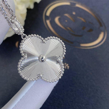 [⭐JeweliWhal]CLOVER 25MM SILVER BIG CLOVER NECKLACE