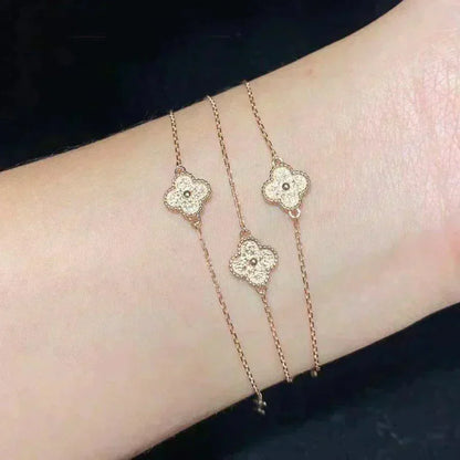 [⭐JeweliWhal]CLOVER SINGLE FLOWER BRACELET