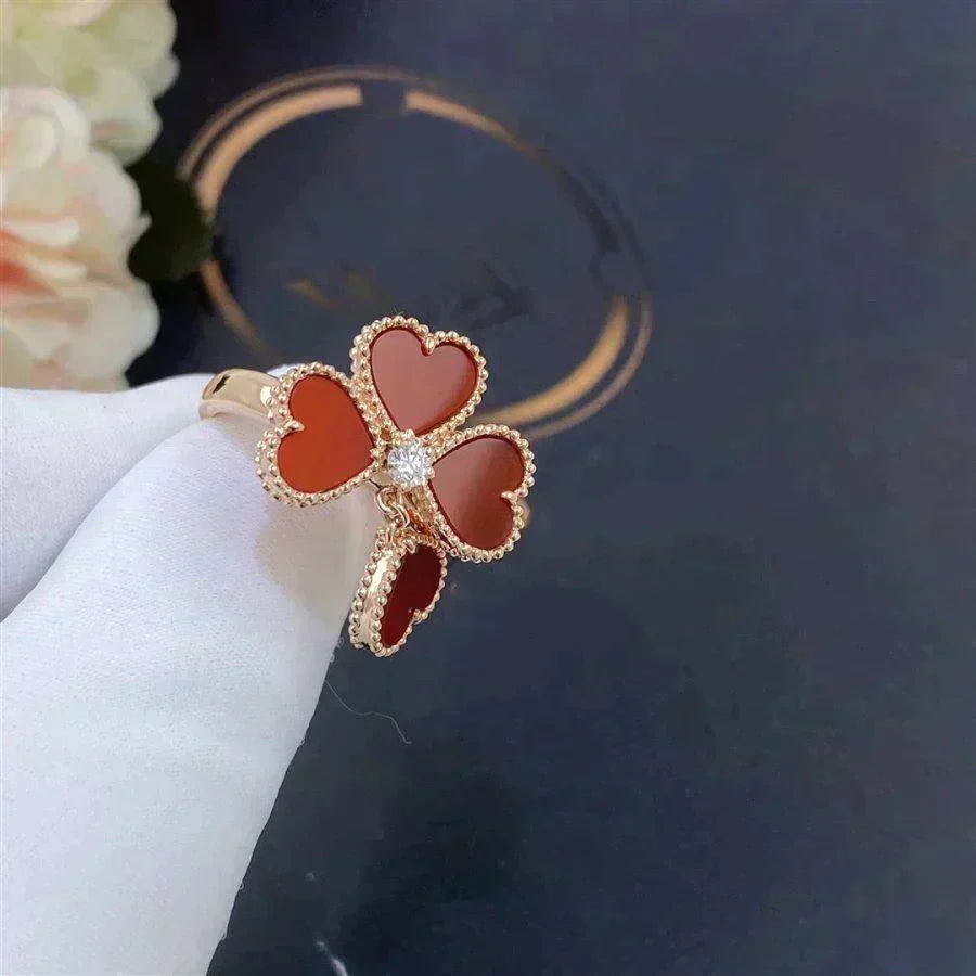 [⭐JeweliWhal]SWEET CLOVER CARNELIAN RING