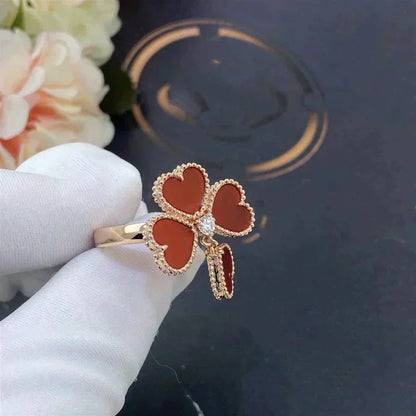 [⭐JeweliWhal]SWEET CLOVER CARNELIAN RING