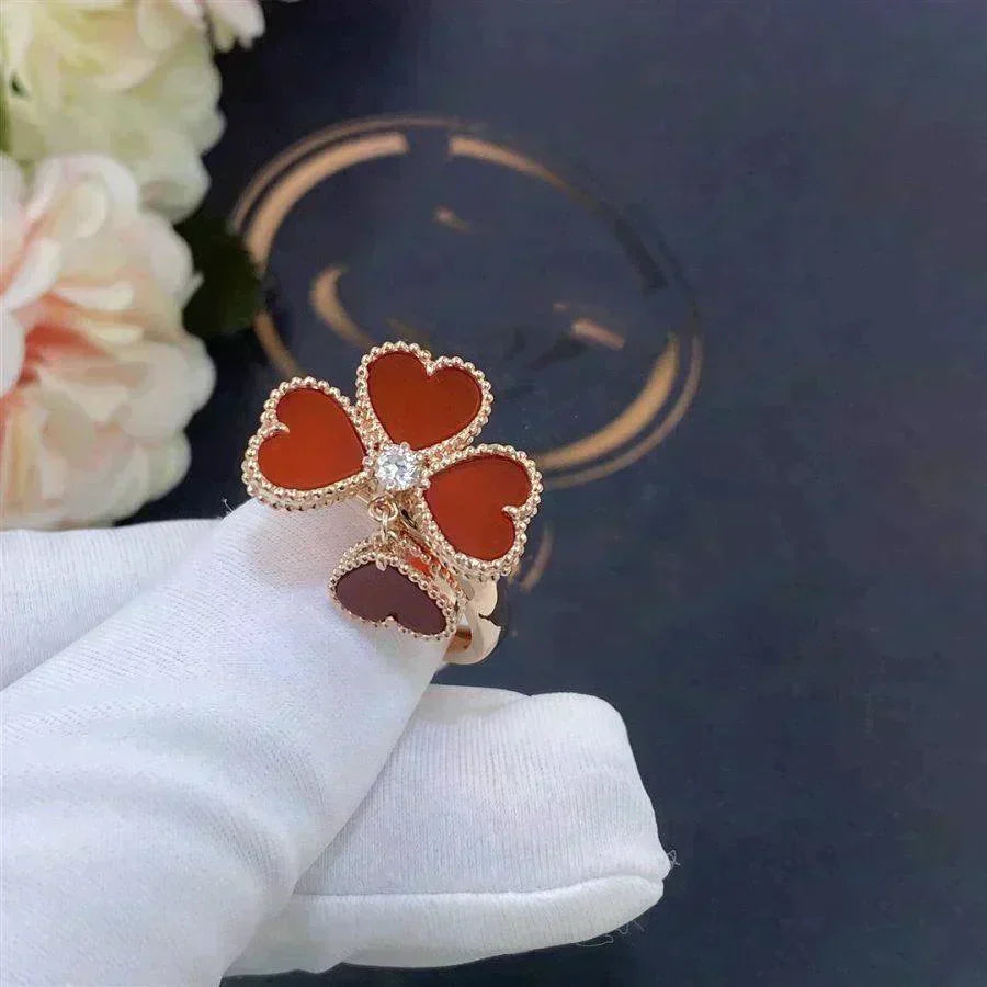 [⭐JeweliWhal]SWEET CLOVER CARNELIAN RING
