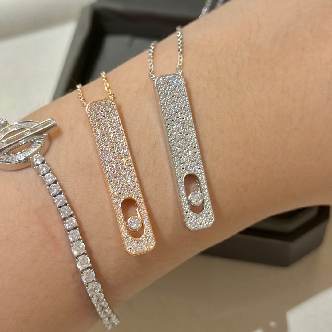 [⭐JeweliWhal]MY FIRST DIAMOND PAVED NECKLACE