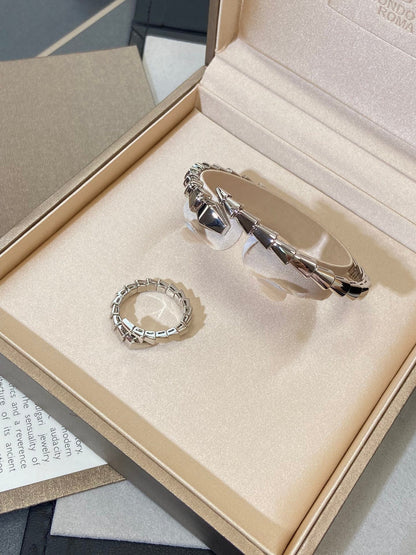 [⭐JeweliWhal]SERPENTI VIPER SILVER BRACELET
