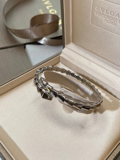 [⭐JeweliWhal]SERPENTI VIPER SILVER BRACELET