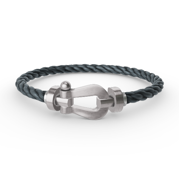 [⭐JeweliWhal]FORCE LARGE HORSESHOE NO DIAMOND BRACELET SILVER